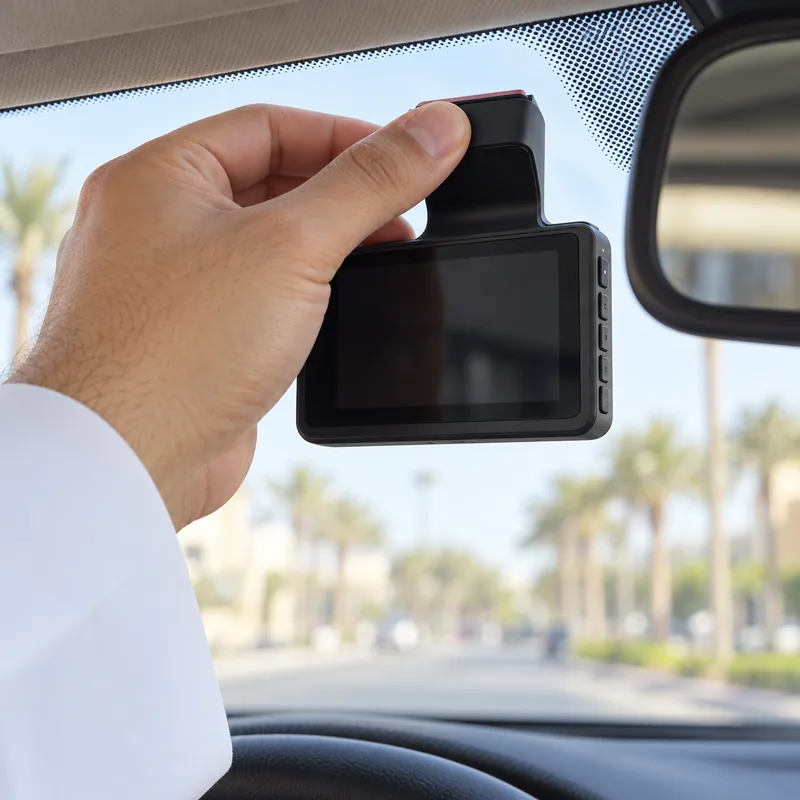 ثبّتها على الزجاج الأمامي